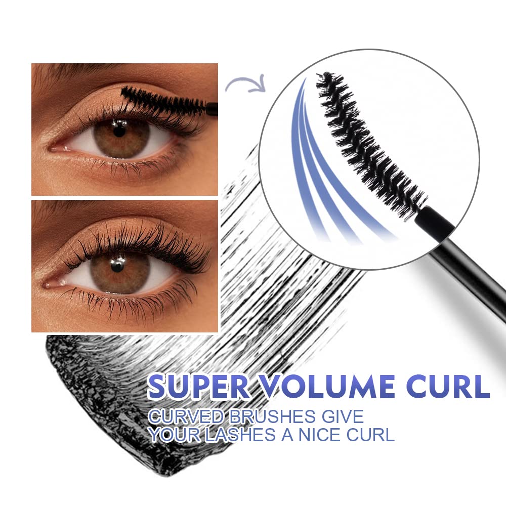 SACE LADY Black Mascara applied on model's eyelashes