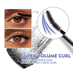 SACE LADY Black Mascara applied on model's eyelashes