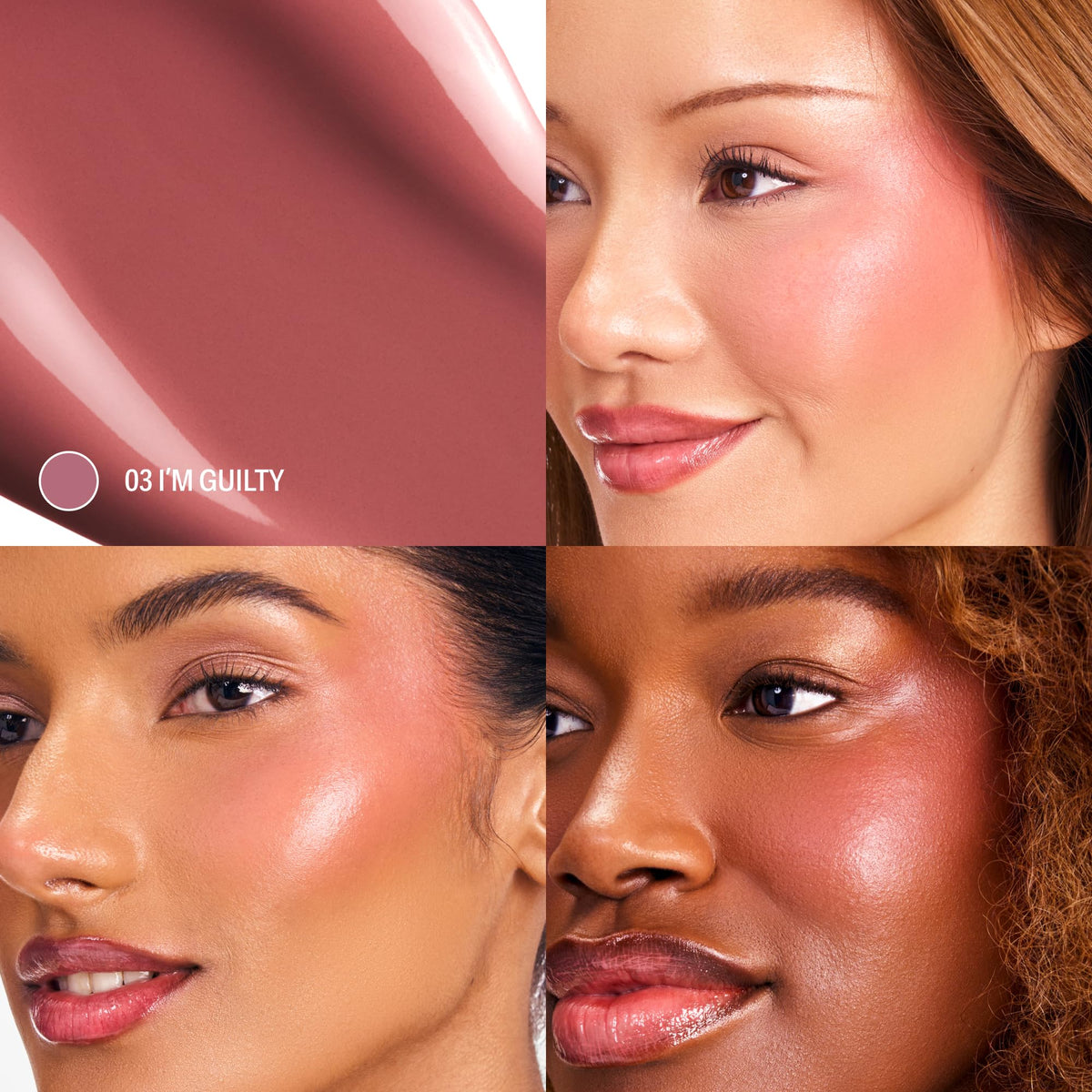 Sacheu Cheek STAY-N Liquid Blush I'm Guilty sponge applicator