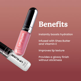 Sacheu Lip Elixir Hydrating Lip Gloss Chai Macaron on lips
