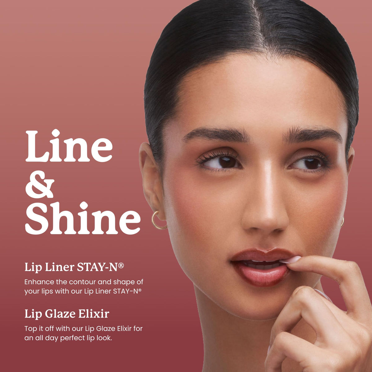Sacheu Lip Elixir Hydrating Lip Gloss with lip liner