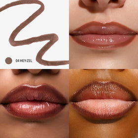 Sacheu Lip Liner STAY-N Peel Off Lip Stain swatches on skin