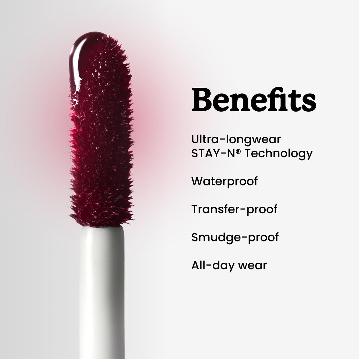 Sacheu Lip Liner STAY-N Peel Off Lip Stain texture on lips