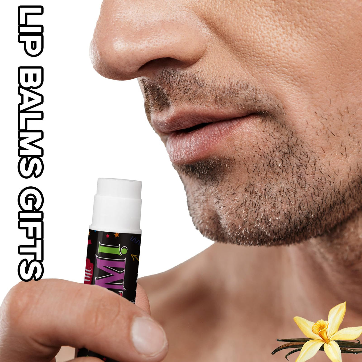 Sacubee lip balm showing classic vanilla flavour