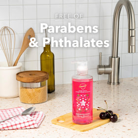 Safeguard Cherry Blossom Liquid Hand Soap packaging details