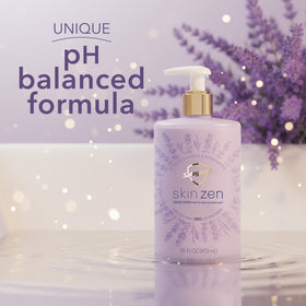 Safeguard Liquid Hand Soap Skin Zen 16 oz in bathroom setting