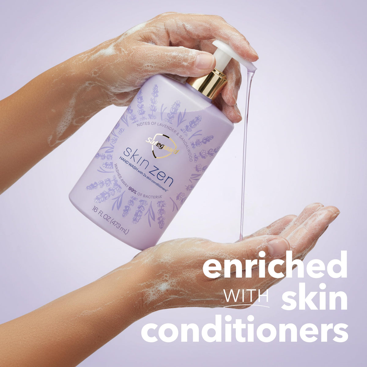 Safeguard Liquid Hand Soap Skin Zen 16 oz with lavender and sandalwood