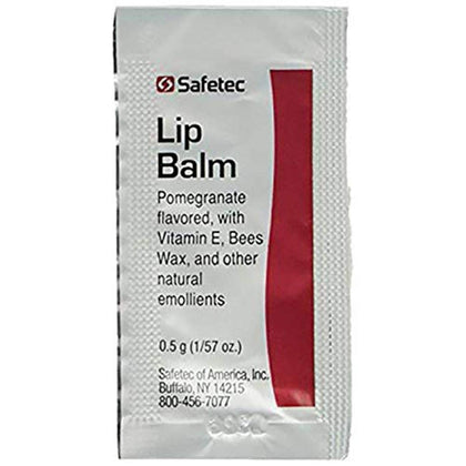 Safetec Lip Balm Pomegranate Flavour 144 Pack front view