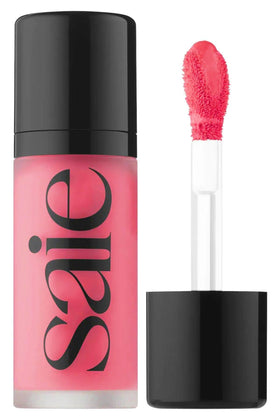 Saie Dew Liquid Blush Flirty front view with doe-foot applicator