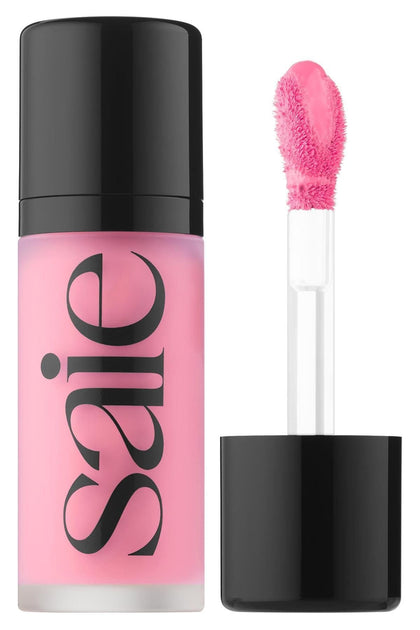 Saie Dew Liquid Blush front view with doe-foot applicator