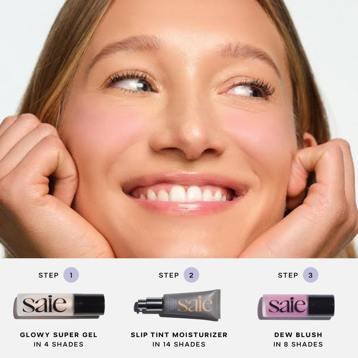 Saie Glowy Super Gel Illuminating Primer lifestyle scene