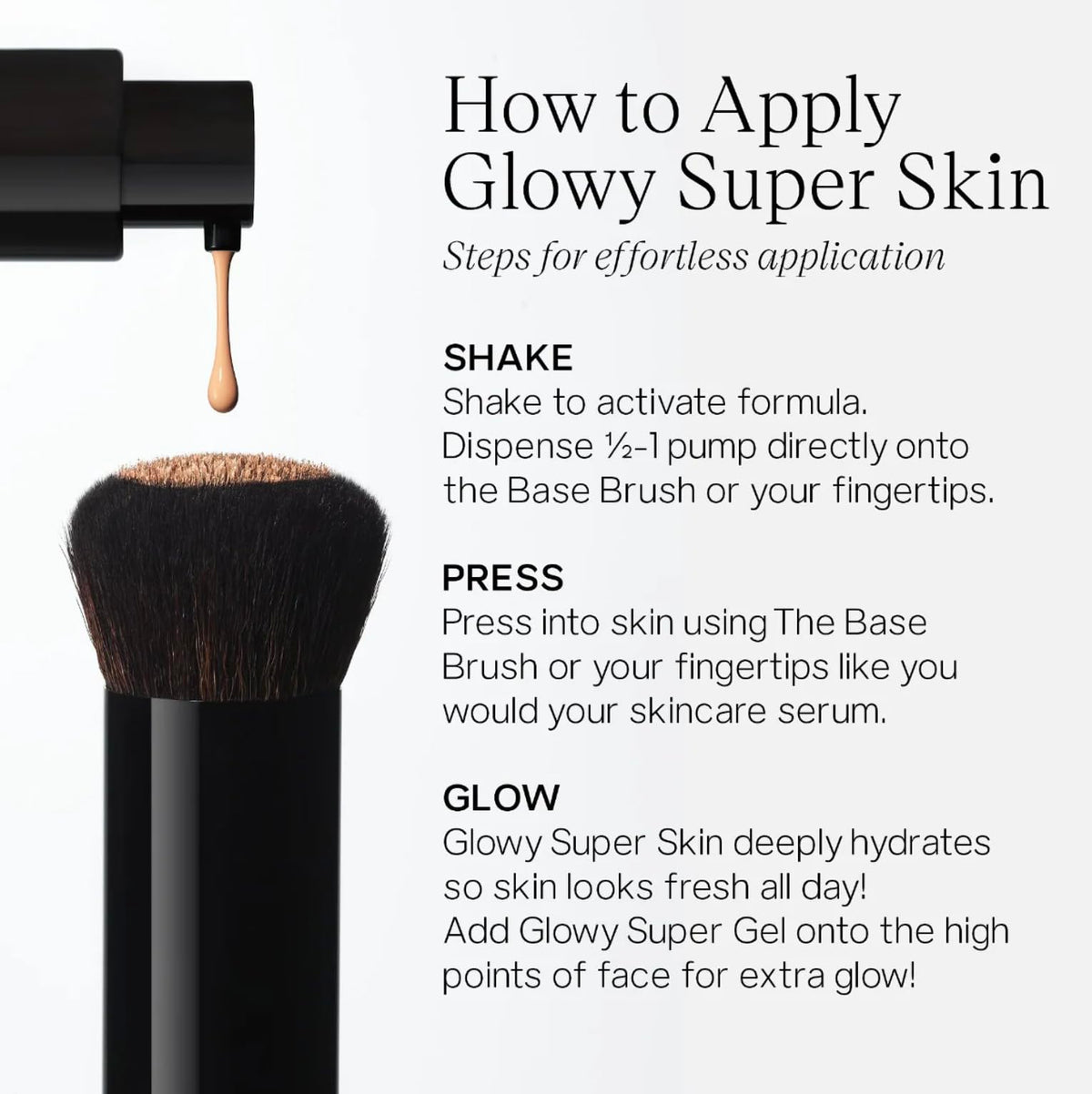 Saie Glowy Super Skin Tint Foundation lifestyle scene