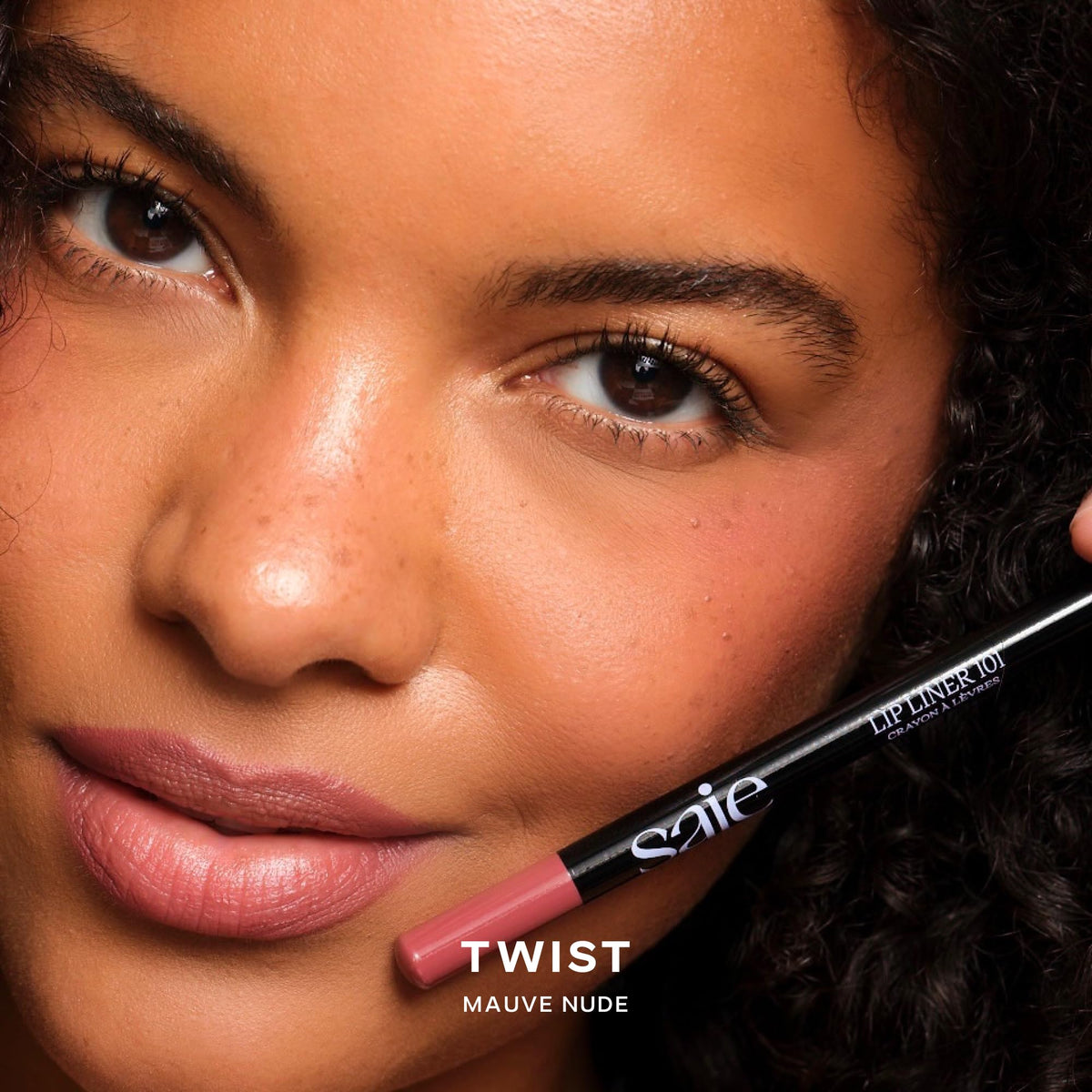 Saie Lip Liner 101 sharpened tip close-up