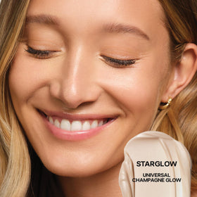 Saie Mini Glowy Super Gel Primer bottle with pump