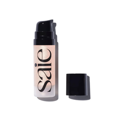 Saie Mini Glowy Super Gel Primer Roseglow front view