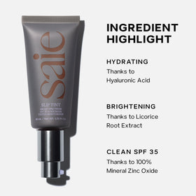 Saie Slip Tint Tinted Sunscreen SPF 35 texture close-up