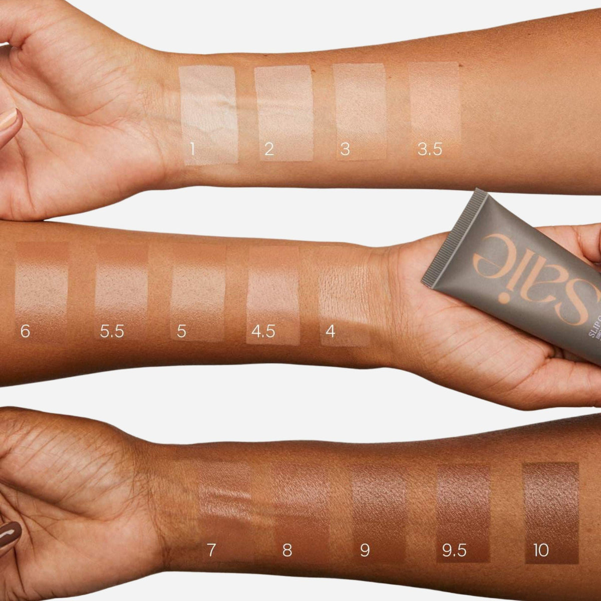 Saie Slip Tint Tinted Sunscreen SPF 35 with applicator
