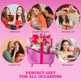 Saint Roy Spa Gift Basket beautifully packaged for gifting