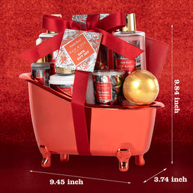 Saint Roy Spa Gift Basket beautifully presented for gifting