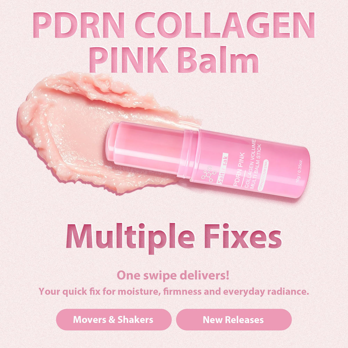 Saitir sak PDRN Pink Collagen Multi Balm Stick packaging