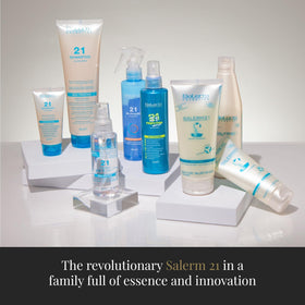 SALERM Instant Hair Conditioner 21 Silk Protein 1000 ml with hairbrush