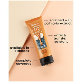 Sally Hansen Airbrush Legs Leg Makeup Lotion tan application on leg