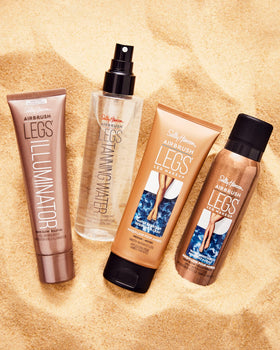 Sally Hansen Airbrush Legs Leg Makeup Lotion tan bottle back view