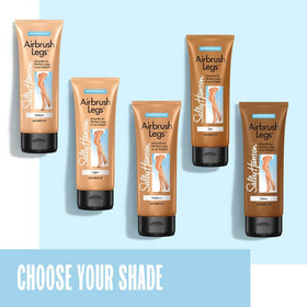 Sally Hansen Airbrush Legs Leg Makeup Lotion tan bottle side view
