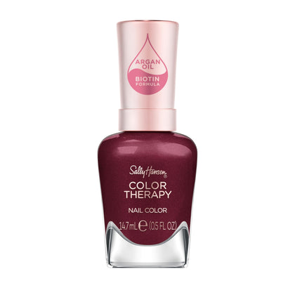 Sally Hansen Color Therapy Nail Polish 374 Wine Not front view
