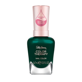 Sally Hansen Color Therapy Nail Polish 453 Serene Green bottle front view