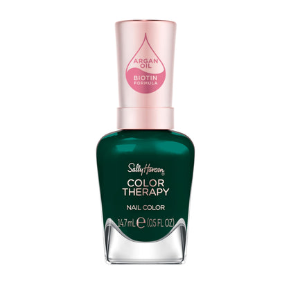 Sally Hansen Color Therapy Nail Polish 453 Serene Green bottle front view