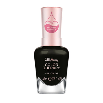 Sally Hansen Color Therapy Nail Polish 480 Everything Zen sage green bottle front view