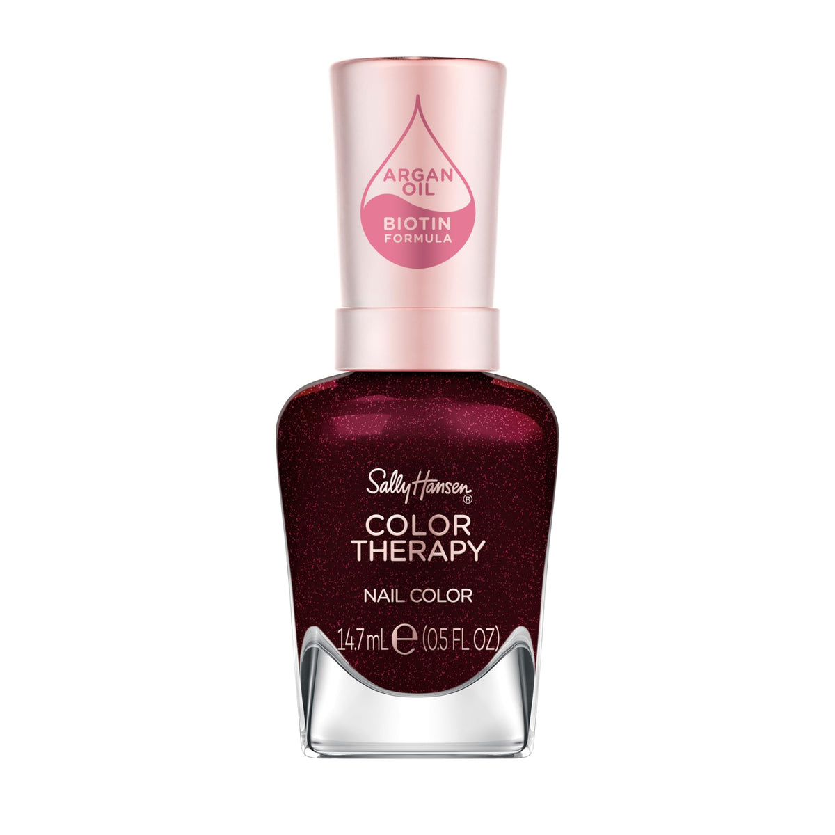 Sally Hansen Color Therapy Nail Polish - Nothing to Wine About front view