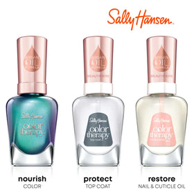 Sally Hansen Color Therapy Nail Polish Pamper Me Purple with other nail polishes