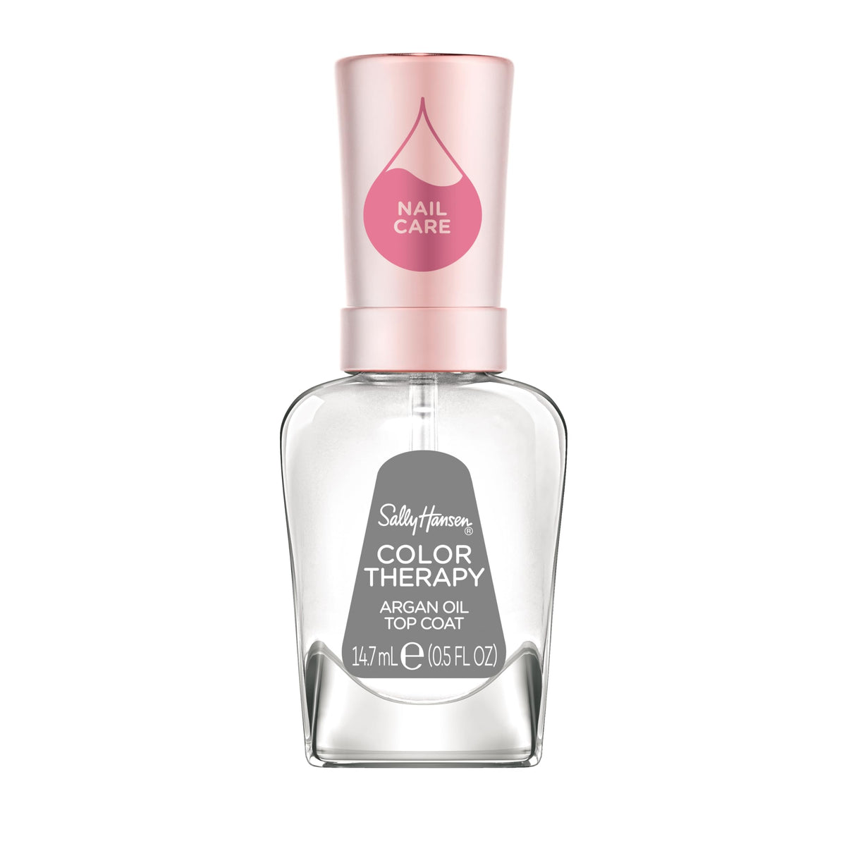 Sally Hansen Color Therapy Top Coat clear bottle front view