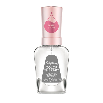 Sally Hansen Color Therapy Top Coat clear bottle front view