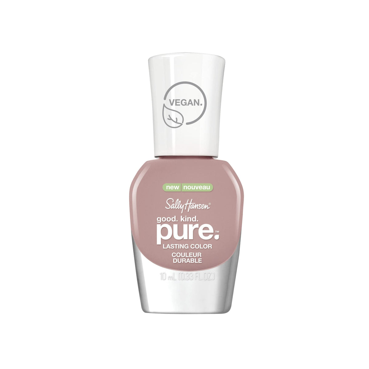 Sally Hansen Good. Kind. Pure. Nail Polish 180 Soft Plum front view