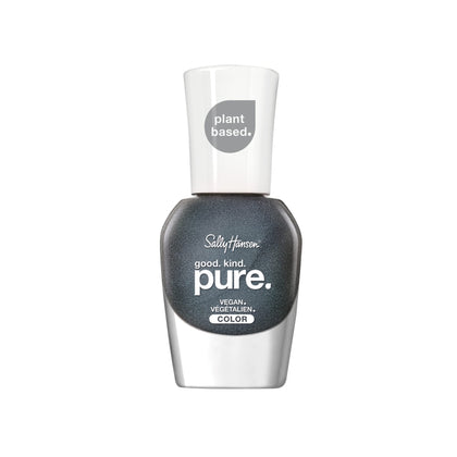 Sally Hansen Good. Kind. Pure. Nail Polish 400 Lava Rocks dark grey bottle front view