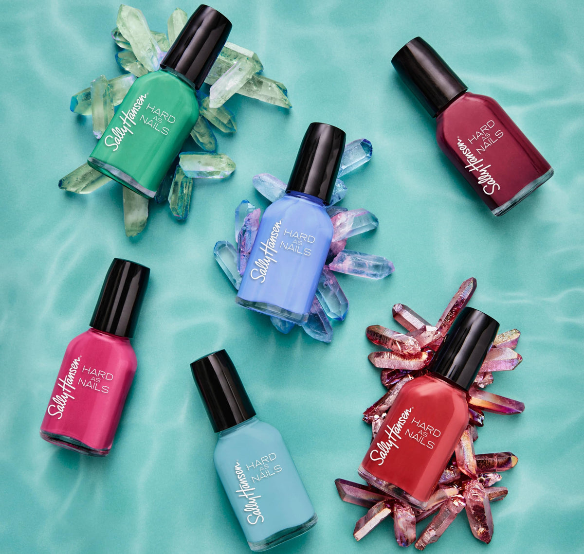 Sally Hansen Hard as Nails Iridescent Sea packaging