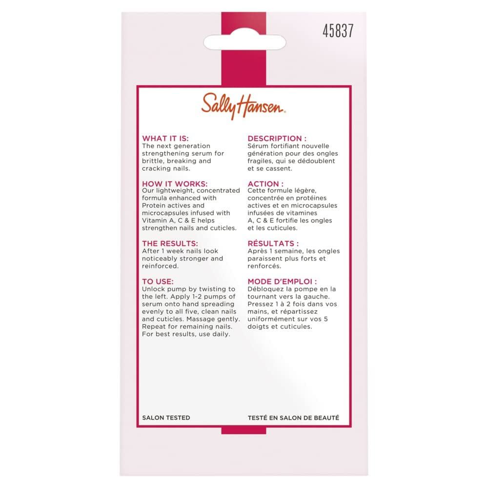 Sally Hansen Hard As Nails Serum with cuticles