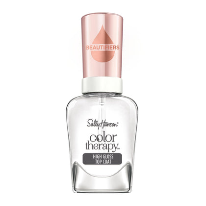 Sally Hansen High Gloss Top Coat front view with clear bottle