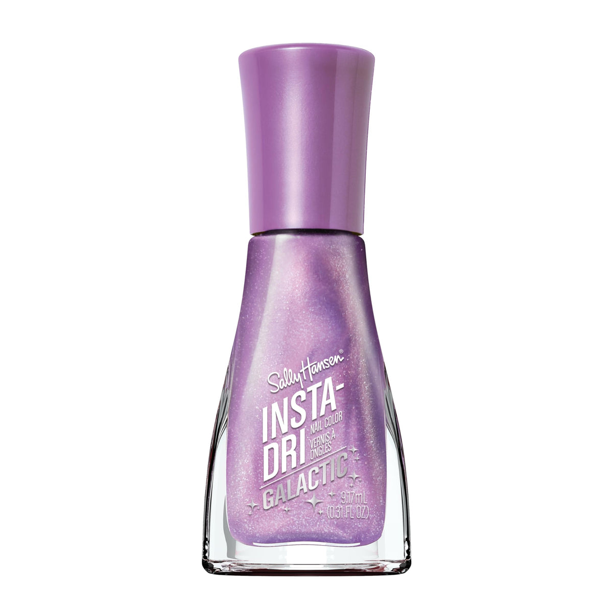 Sally Hansen Insta-Dri Galactic Nail Polish 111 Inter-Stellar Celestial Lilac front view