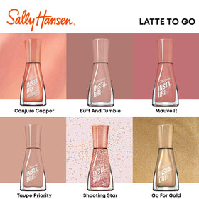 Sally Hansen Insta-Dri Nail Polish 133 Taupe Priority with other shades