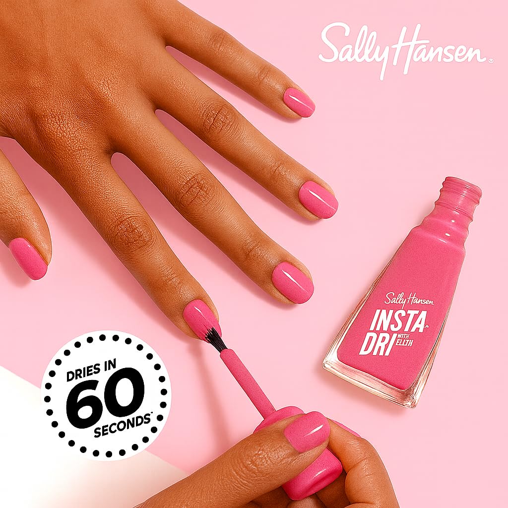 Sally Hansen Insta-Dri Nail Polish 288 Confetti Pop applied on nails