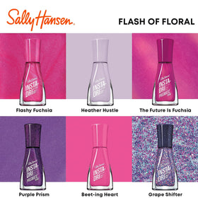 Sally Hansen Insta-Dri Nail Polish Beet-ing Heart on a vanity table