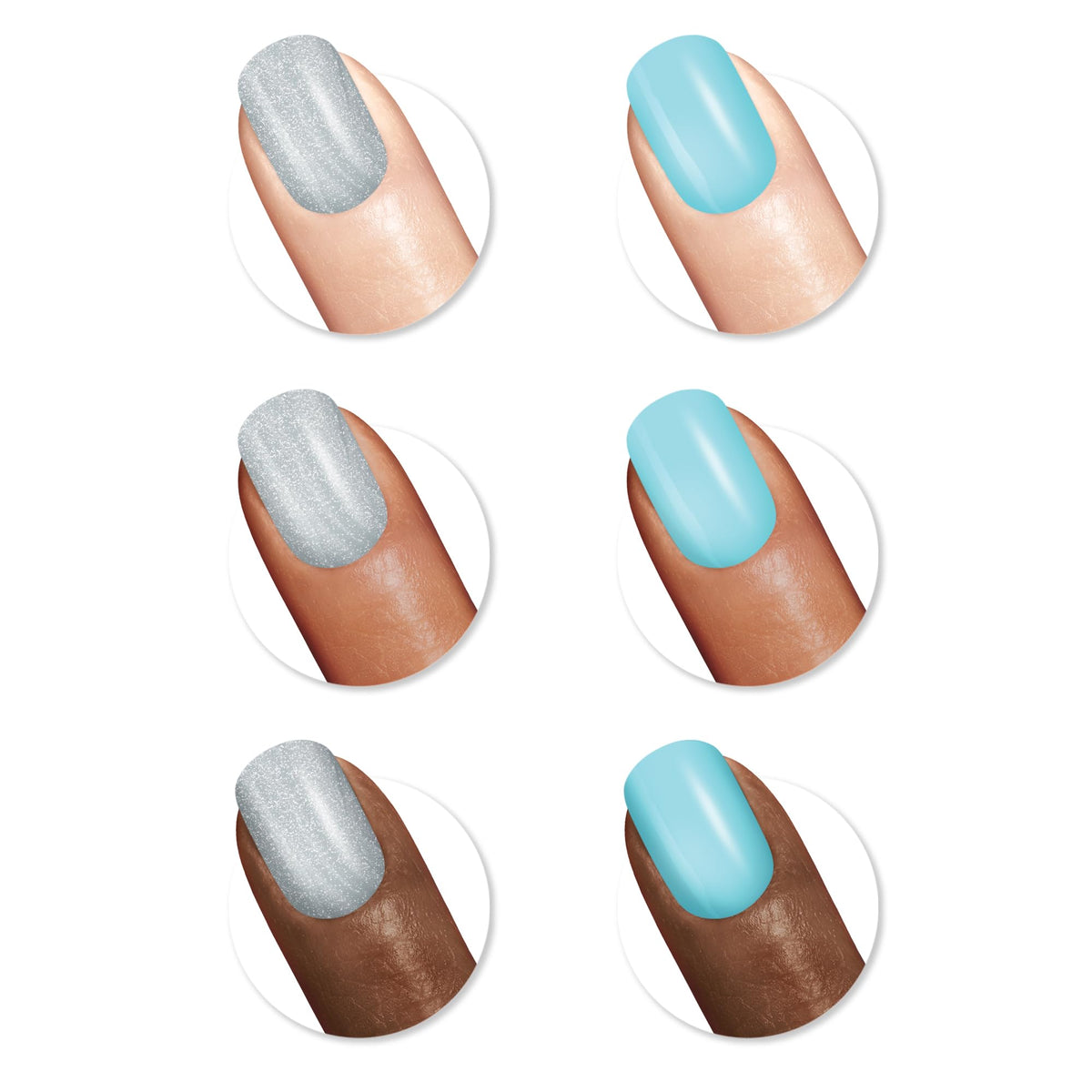 Sally Hansen Insta-Dri Nail Polish Duo packaging on a white background