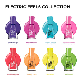 Sally Hansen Insta-Dri Nail Polish Electric Splash 490 with other shades