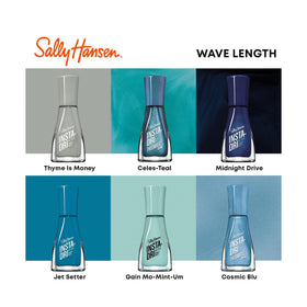 Sally Hansen Insta-Dri Nail Polish Gain Mo-Mint-Um with other shades