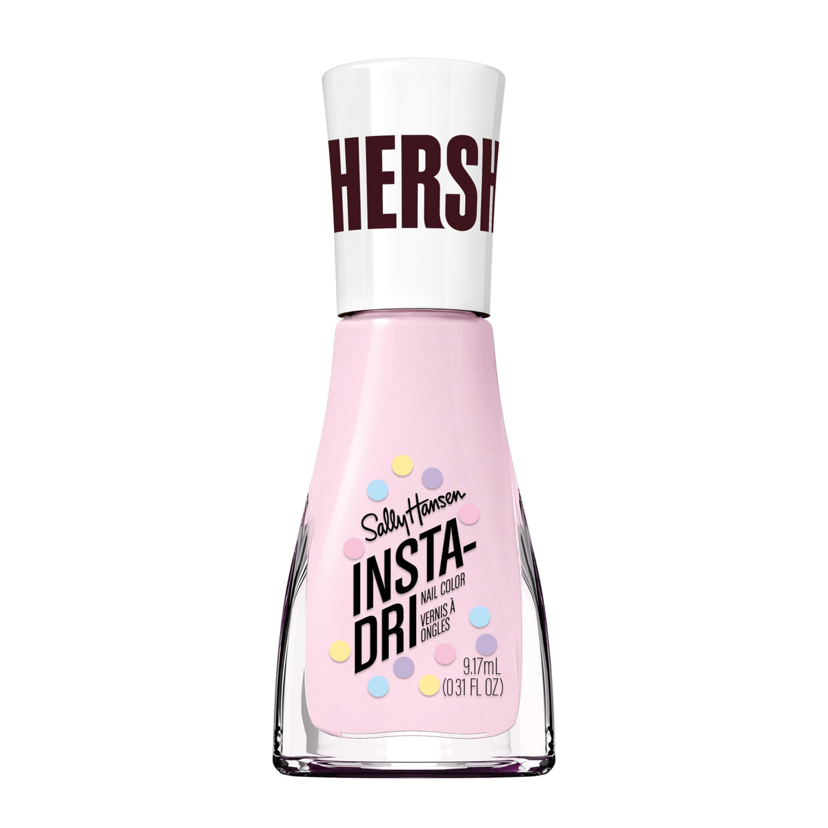 Sally Hansen Insta-Dri Nail Polish Hershey's Cookies 'n' Creme Eggs 779 Pink Fever front view