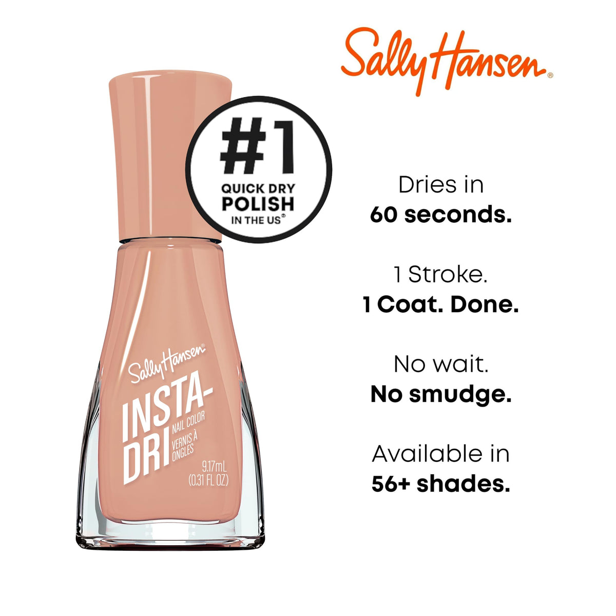 Sally Hansen Insta-Dri Nail Polish in various shades